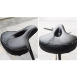 Maxbell Bicycle Saddle With Dual Spring Suspension Shock Absorbing Leather Bike Seat