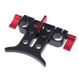 Maxbell Lens Adapter Bracket Support Rig System 15mm Rail Block Clamp for Camera Follow Focus