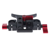 Maxbell Lens Adapter Bracket Support Rig System 15mm Rail Block Clamp for Camera Follow Focus