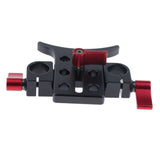 Maxbell Lens Adapter Bracket Support Rig System 15mm Rail Block Clamp for Camera Follow Focus