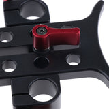 Maxbell Lens Adapter Bracket Support Rig System 15mm Rail Block Clamp for Camera Follow Focus