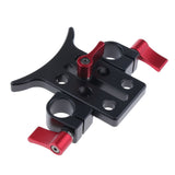 Maxbell Lens Adapter Bracket Support Rig System 15mm Rail Block Clamp for Camera Follow Focus