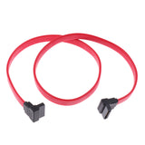 Maxbell 18'' SATA 3.0 Cable SATA3 III 6GB/s Right Angle 90 Degree for Hard Drive