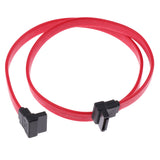 Maxbell 18'' SATA 3.0 Cable SATA3 III 6GB/s Right Angle 90 Degree for Hard Drive