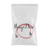 Maxbell 18'' SATA 3.0 Cable SATA3 III 6GB/s Right Angle 90 Degree for Hard Drive