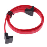 Maxbell 18'' SATA 3.0 Cable SATA3 III 6GB/s Right Angle 90 Degree for Hard Drive