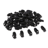 Maxbell 50 Pieces Plastic Hand Grenade Toggle Spring Clasp Stop Single Hole Cord Locks