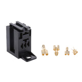 Maxbell 12V 4 Pin 30 Amp Automotive Relay Socket Holders Mounting Base With Terminals for Car Van Truck