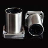 Maxbell LM8UU 8mm Inner Diameter Square Flange Router Shaft Linear Bushing Bearings for 3D Priter CNC Parts