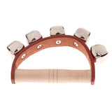 Maxbell Orff Musical Precussion Instrument Wooden Handle Rattle For Kids