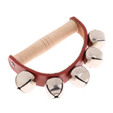 Maxbell Orff Musical Precussion Instrument Wooden Handle Rattle For Kids