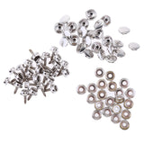 Maxbell 75Pcs Boat Marine Canvas Cover Snap Fasteners 15mm Screw Stud Button Socket