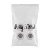 Maxbell Baby Doll Dark Brown Iris Eye 20mm Acrylic Eyeballs for Reborn Girl Boy Doll Bear Mask Toy Halloween Props