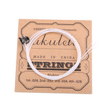 Maxbell White Nylon Ukulele Strings for 21'' 23'' 26'' Ukulele Guitar Parts Accessories