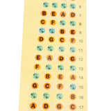Maxbell Fretboard Note Label Stickers Fingerboard Position Learning Aid for Bass