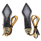 Maxbell 2pcs Universal Motorcycle Bike LED Turn Signal Light Indicator Blinker Lamp