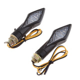 Maxbell 2pcs Universal Motorcycle Bike LED Turn Signal Light Indicator Blinker Lamp