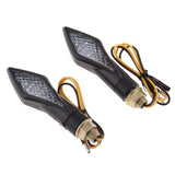 Maxbell 2pcs Universal Motorcycle Bike LED Turn Signal Light Indicator Blinker Lamp