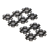 Maxbell 10 Pieces 1W 3W 5W Universal High Power LED Heatsink Heat Sink Aluminum Base Plate