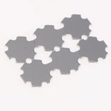 Maxbell 10 Pieces 1W 3W 5W Universal High Power LED Heatsink Heat Sink Aluminum Base Plate
