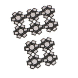 Maxbell 10 Pieces 1W 3W 5W Universal High Power LED Heatsink Heat Sink Aluminum Base Plate