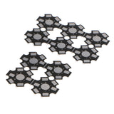 Maxbell 10 Pieces 1W 3W 5W Universal High Power LED Heatsink Heat Sink Aluminum Base Plate