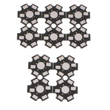 Maxbell 10 Pieces 1W 3W 5W Universal High Power LED Heatsink Heat Sink Aluminum Base Plate