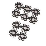 Maxbell 10 Pieces 1W 3W 5W Universal High Power LED Heatsink Heat Sink Aluminum Base Plate