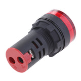 Maxbell AD16-22DS 22mm Mounting 220V 20mA Energy Saving Red LED Indicator Light