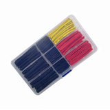 Maxbell 140PCS Polyolefin 2:1 Heat Shrink Tubing Electrical Wire Cable Wrap Sleeving Assortment Insulation Tube With Clear Plastic Box Black / Red / Yellow