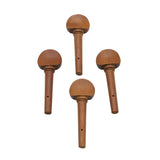 Maxbell 4 Pieces Jujube Wood Violin Tuning Pegs Replacement Parts for Violinist 2.48x0.83x0.43inch