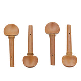 Maxbell 4 Pieces Jujube Wood Violin Tuning Pegs Replacement Parts for Violinist 2.48x0.83x0.43inch