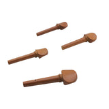 Maxbell 4 Pieces Jujube Wood Violin Tuning Pegs Replacement Parts for Violinist 2.48x0.83x0.43inch