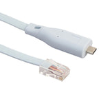 Maxbell 1.8 Meters Network Router Type C To Serial Console Cable Wire for Laptops Desktops PC