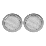 Maxbell 2x Guitar Sound Hole Insert Speaker Grills for Resonator Dobro Guitar Chrome