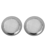 Maxbell 2x Guitar Sound Hole Insert Speaker Grills for Resonator Dobro Guitar Chrome