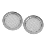 Maxbell 2x Guitar Sound Hole Insert Speaker Grills for Resonator Dobro Guitar Chrome