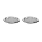 Maxbell 2x Guitar Sound Hole Insert Speaker Grills for Resonator Dobro Guitar Chrome