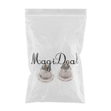 Maxbell 2Pcs 16mm 3 Pin Aviation Plug XLR Socket Male Panel Metal Connector GX16-3