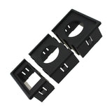 Maxbell 3pcs Car Vehicle Rocker Switch Clip Panel Socket Patrol Holder Housing Combo