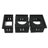 Maxbell 3pcs Car Vehicle Rocker Switch Clip Panel Socket Patrol Holder Housing Combo