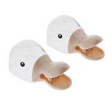 Maxbell 2Pcs Pet Food Scoop With Clip Cute Cartoon Duck Shape Scoop For Dog Cat