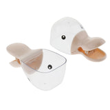 Maxbell 2Pcs Pet Food Scoop With Clip Cute Cartoon Duck Shape Scoop For Dog Cat