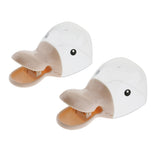 Maxbell 2Pcs Pet Food Scoop With Clip Cute Cartoon Duck Shape Scoop For Dog Cat