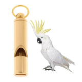 Maxbell Pet Dog Pigeon Parrot Training Whistle Key Chain Outdoor Aluminum Alloy