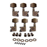 Maxbell 1 Set 3R3L Guitar Tuning Pegs Machine Heads for Acoustic Guitar Parts