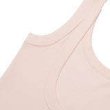 Maxbell Women's Long Slim Tank Top Vest Solid Casual Backless Camisole T-shirt Tee Pink