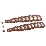 Maxbell Pack of 26 Alto Saxophone Pads Sax Leather Pads Replacement for Saxophone Sax Accessory