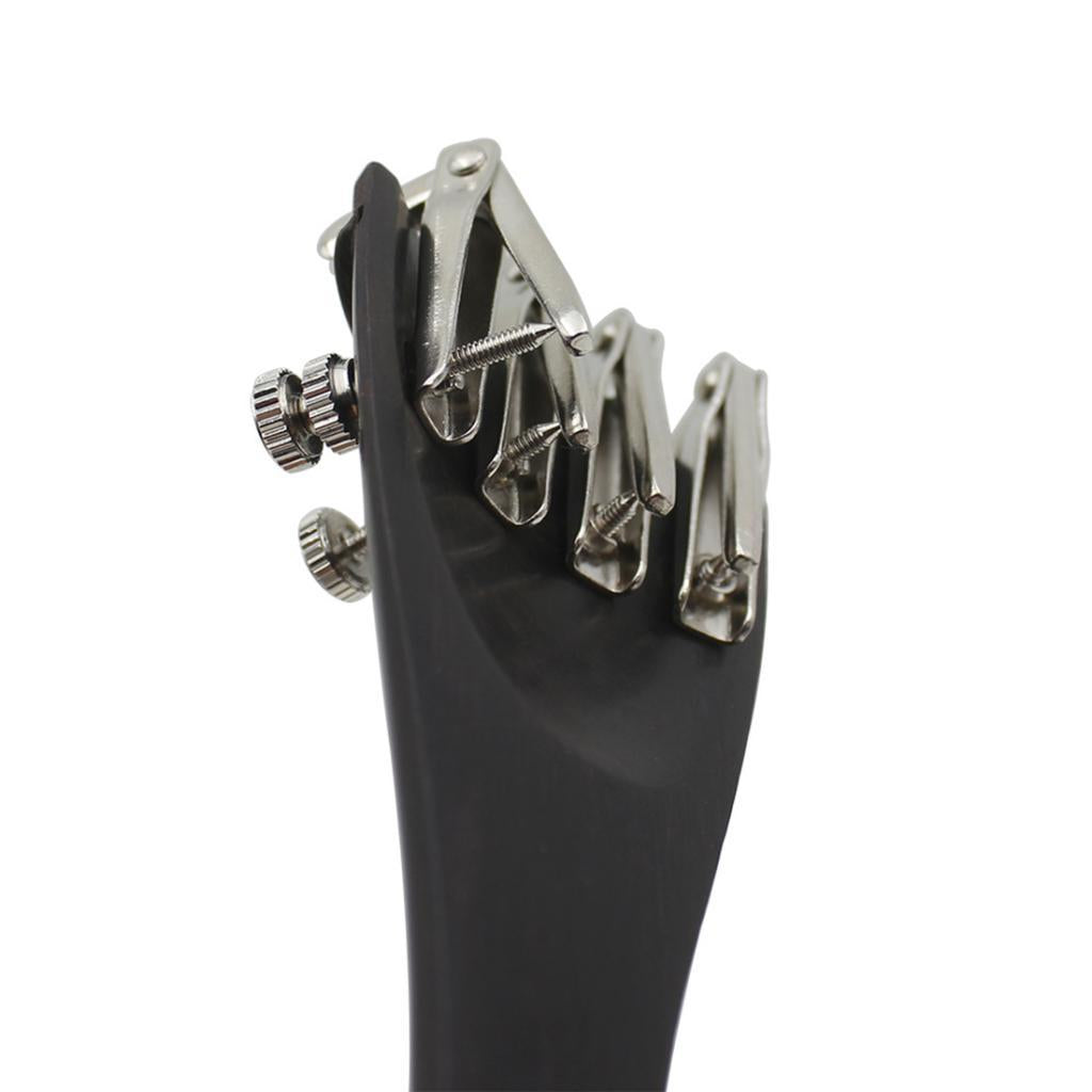 ⚡️Buy Maxbell 3/4 4/4 Violin Tailpiece+Fine Tuners+Tailgut for Violin