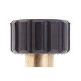 Maxbell Female 1/4 To Female M22x1.5 Socket 14mm Hole Brass Pressure Washer Fitting